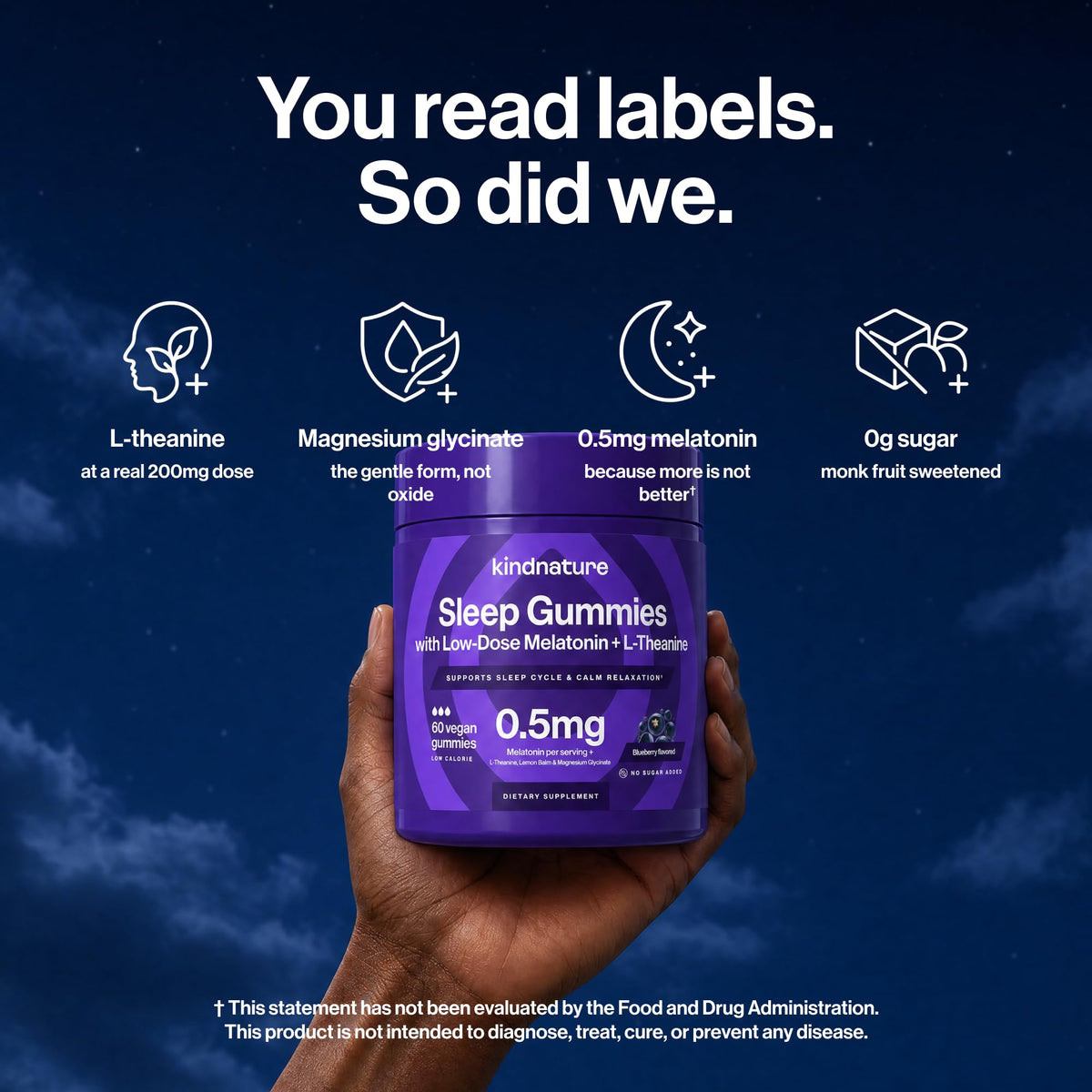 Sleep Gummies with Low-Dose Melatonin | Amazon B0H1HLMFTZ image 3