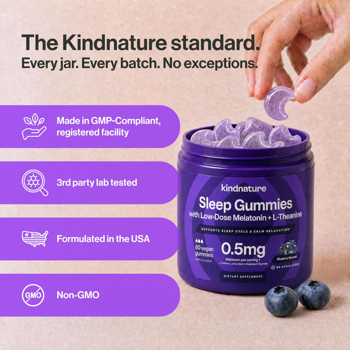 Sleep Gummies with Low-Dose Melatonin | Amazon B0H1HLMFTZ image 6