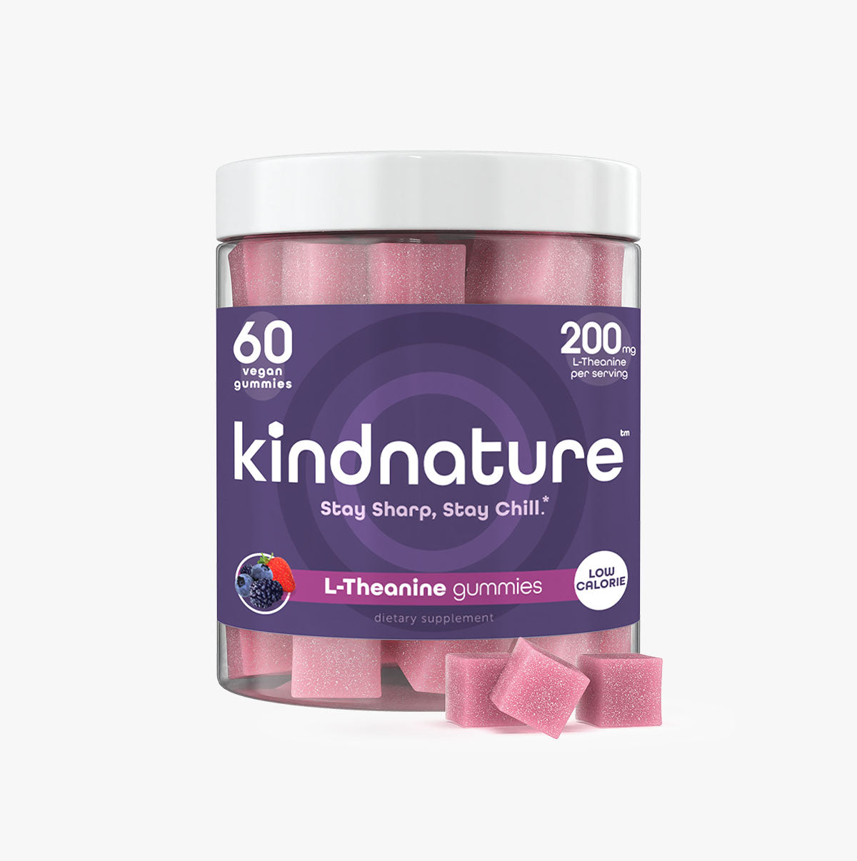 L-Theanine Gummies for Calm, Focus & Daily Stress Support – Vegan & Kid-Friendly