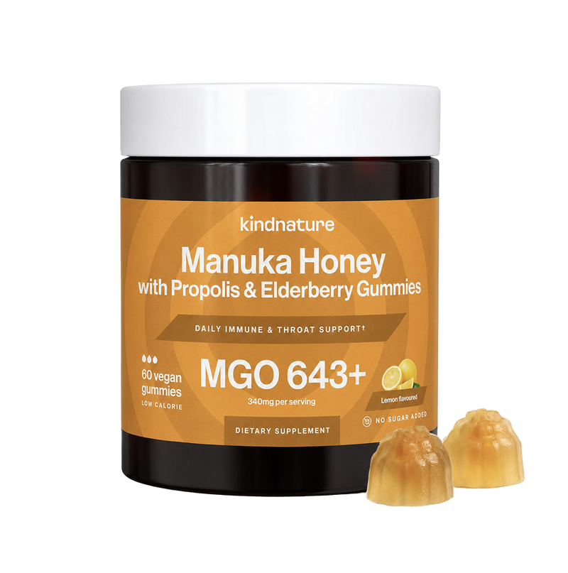 New Zealand Manuka Honey Gummies | Kids & Adult Immune Support