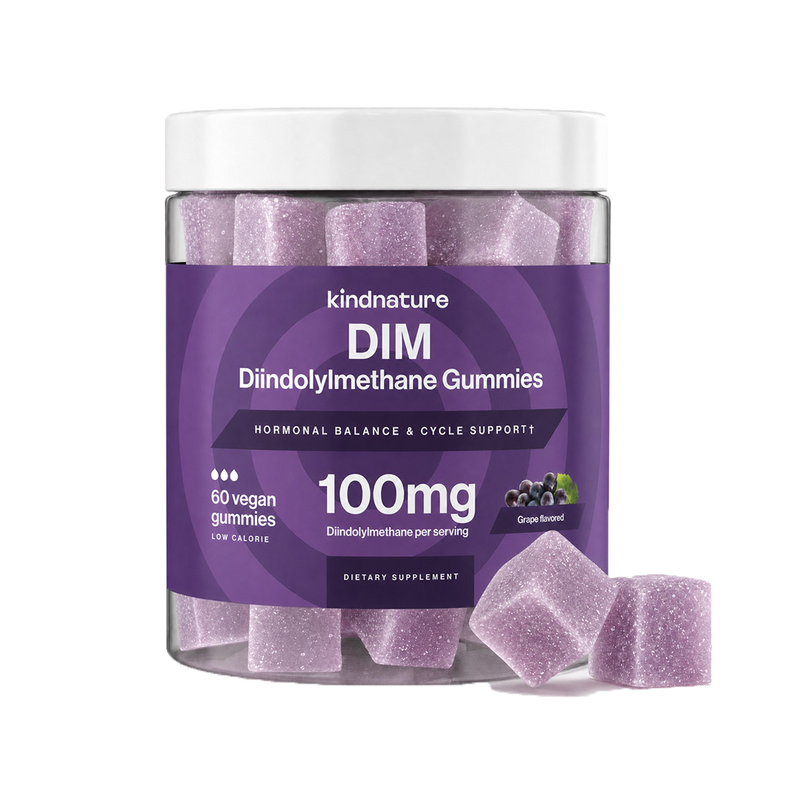 DIM Supplement Gummies — 100mg Diindolylmethane for Estrogen Balance
