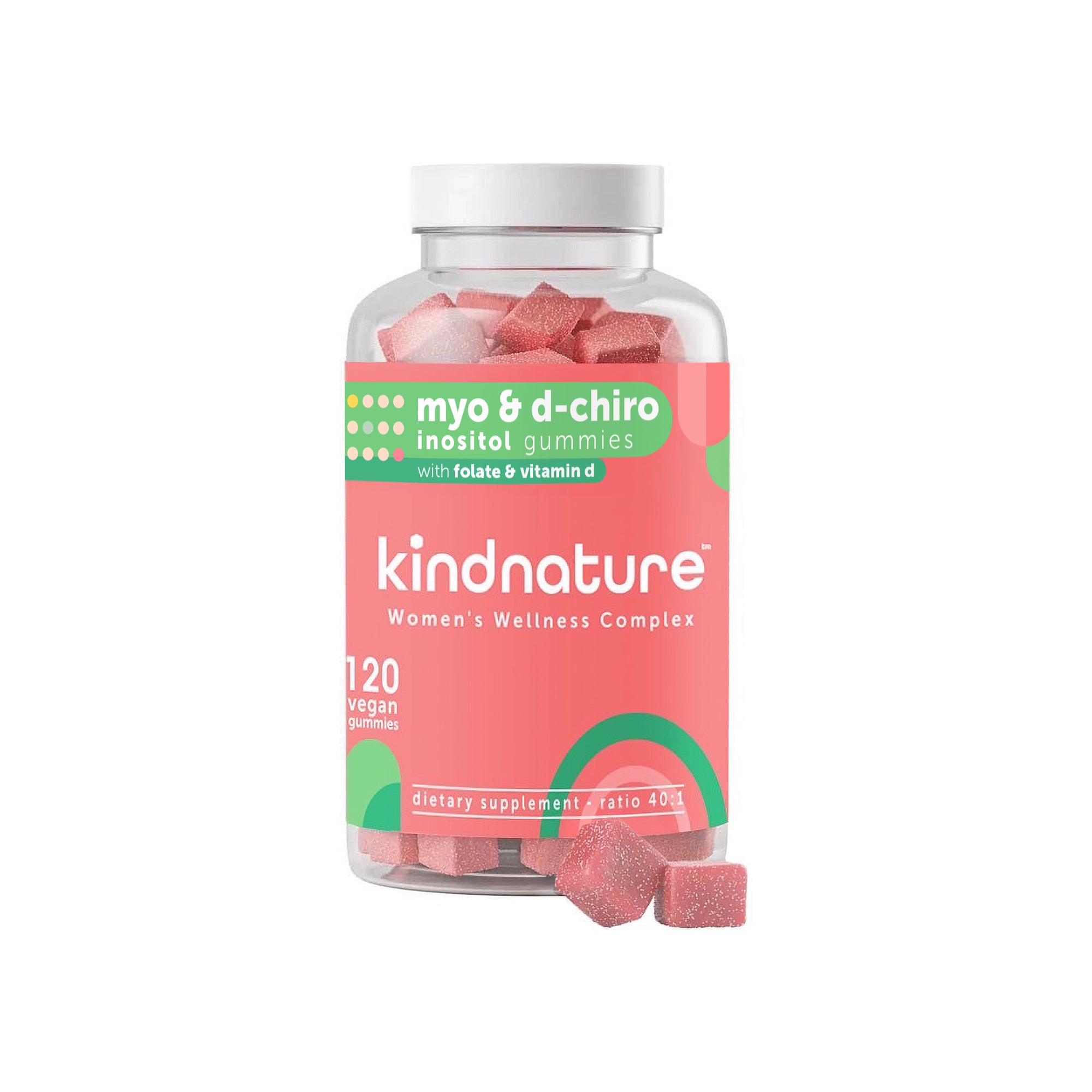 Myo-Inositol & D-Chiro Inositol Gummies for Women with PCOS