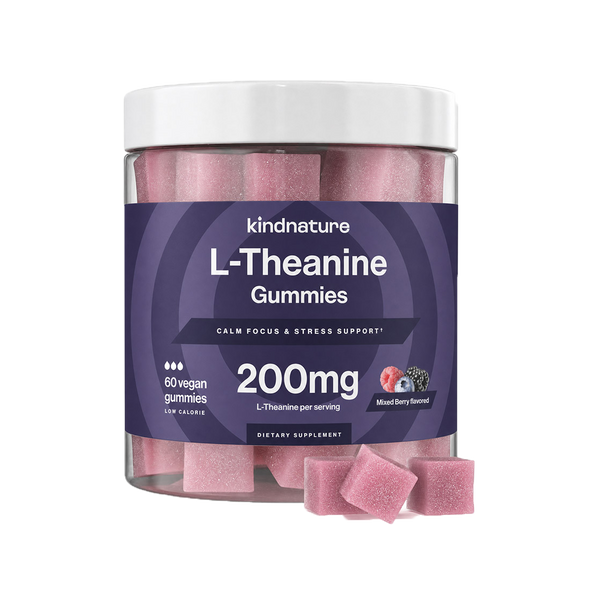 L-Theanine Gummies for Calm, Focus & Daily Stress Support – Vegan & Kid-Friendly
