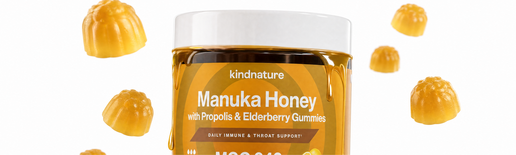 New Zealand Manuka Honey Gummies | Kids & Adult Immune Support