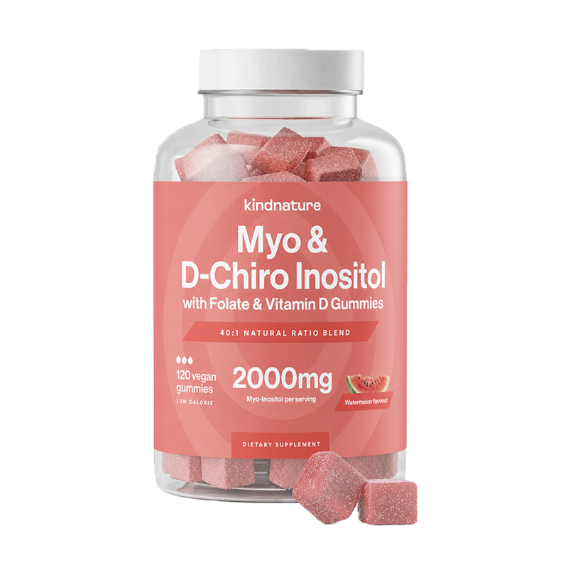 Myo-Inositol & D-Chiro Inositol Gummies for Women with PCOS
