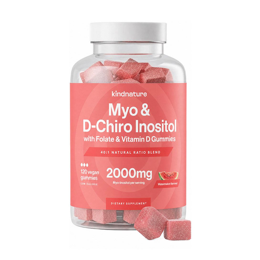 Myo-Inositol & D-Chiro Inositol Gummies for Women with PCOS